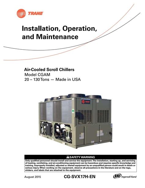 trane cgam chiller metal cover box over ch530 display|TRANE CGAM INSTALLATION & OPERATION MANUAL Pdf .